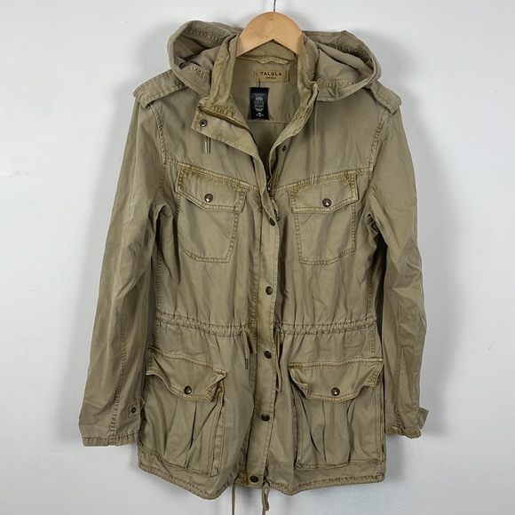 Talula Aritzia Cotton Trooper Utility Jacket - S - Picture 2 of 6